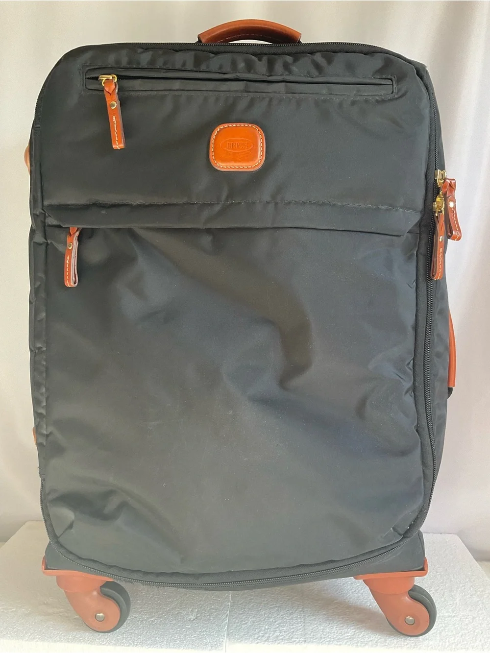 Bric’s Milano Black Nylon Rolling Carry-On /- Italian Designer Luggage